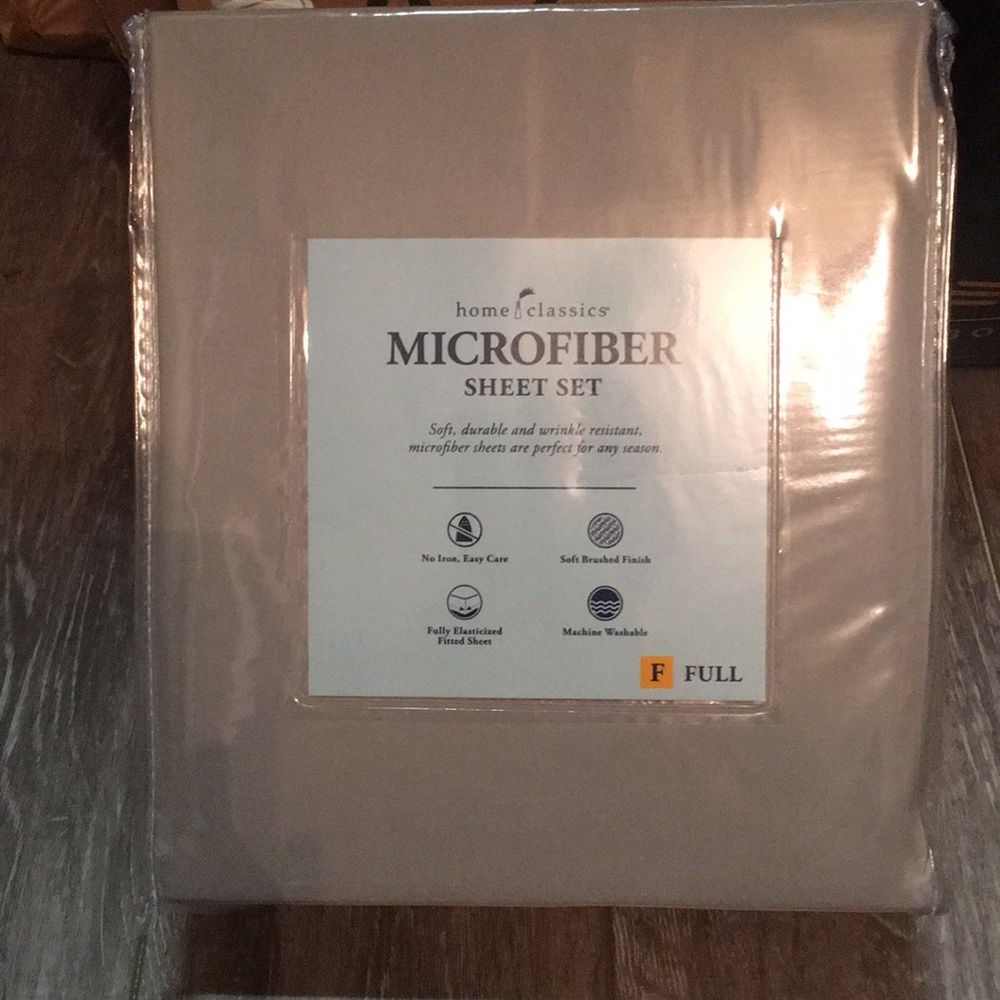 Microfiber full sheets